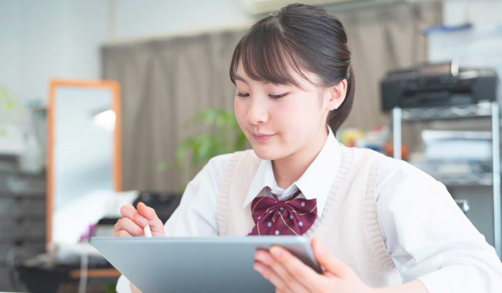 02 他人を気にせず、授業に集中することができます。