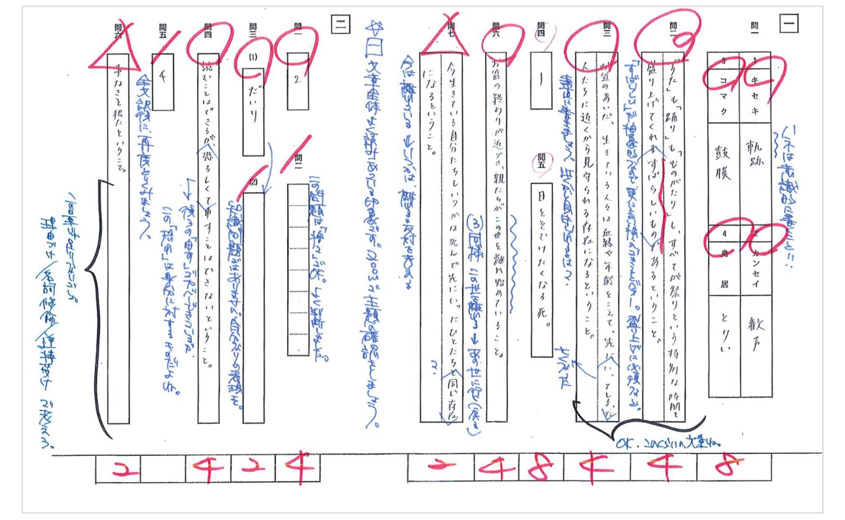 難関高校入試のプロによるスケジューリング／記述指導